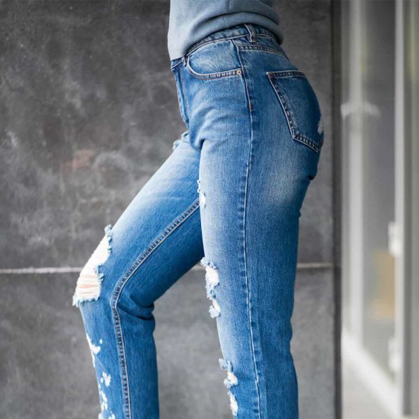 Jeans de Paris d'ajustement feminin