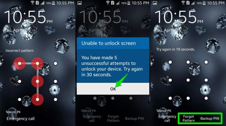 comment déverrouiller un mot de passe oublié sur android