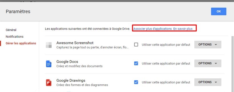 Ajouter applications Google Drive Comment installer et utiliser des applications dans Google Drive