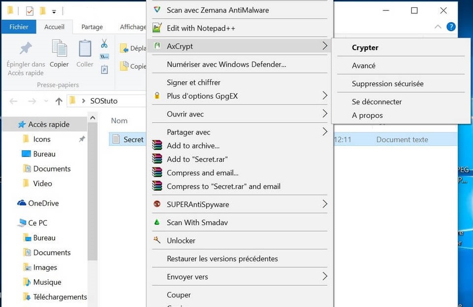 AxCrypt Windows 10 Top 5 Meilleurs Logiciels de Cryptage Gratuits sous Windows en 2019