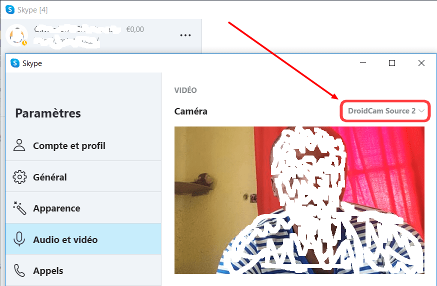 Choisir Camera dans Skype Comment Utiliser Son Smartphone Comme Webcam sur PC et Mac