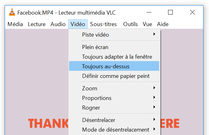 VLC fenetre toujours au dessus Télécharger Always On Top – fenêtre toujours au premier plan