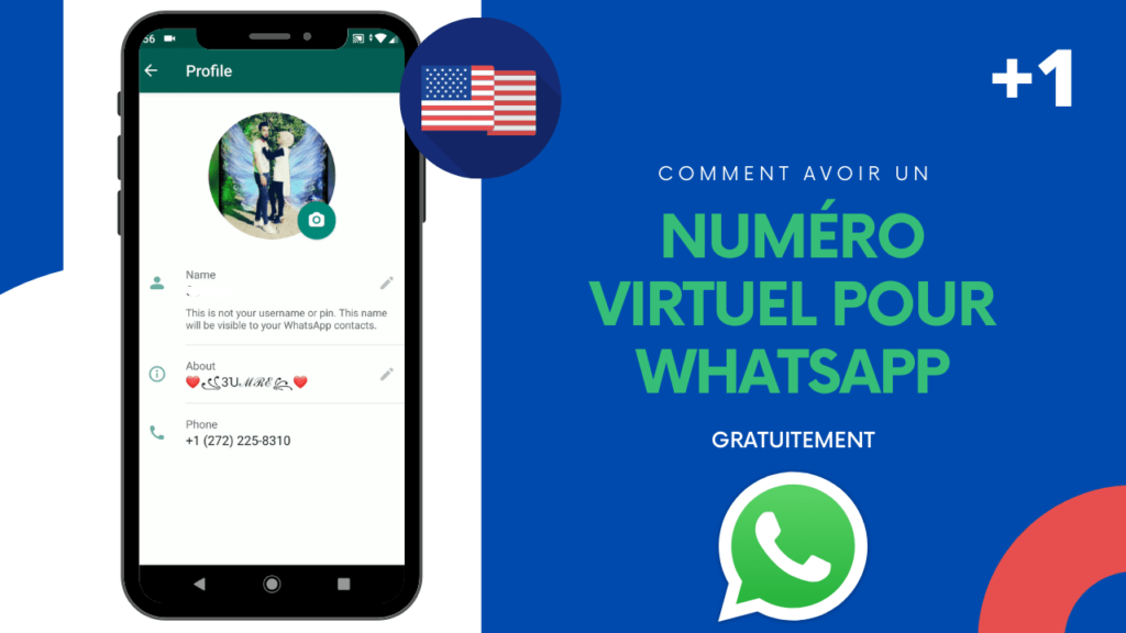 Comment Avoir un Numéro Virtuel Gratuit Pour WhatsApp, OTP 🇺🇸