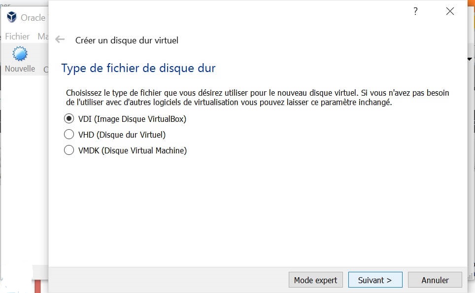 Disque Virtual Box Comment installer OS X sur Windows 10, 8, 7 avec une machine virtuelle