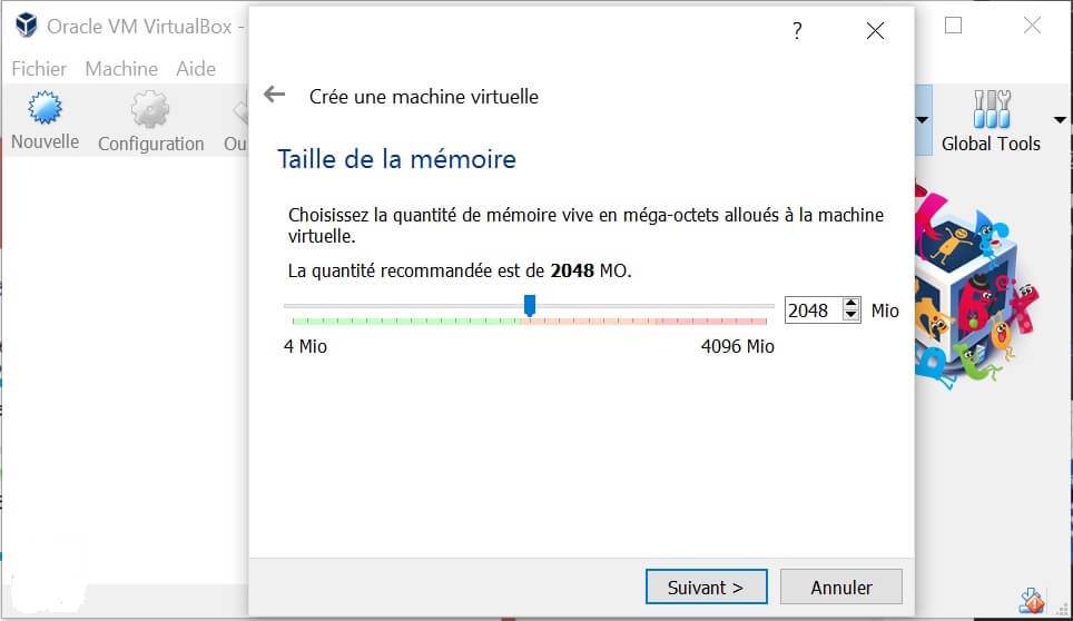 RAM machine virtuelle Comment installer OS X sur Windows 10, 8, 7 avec une machine virtuelle