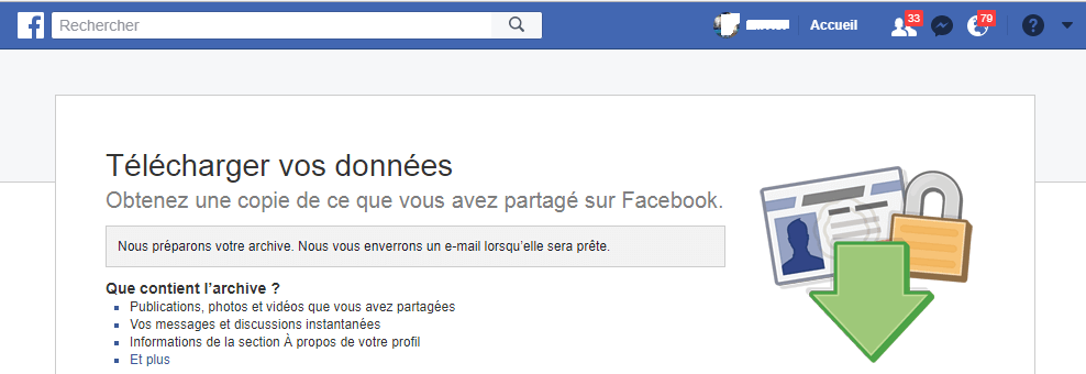 creation archive facebook Comment télécharger une copie des données que Facebook sait sur vous