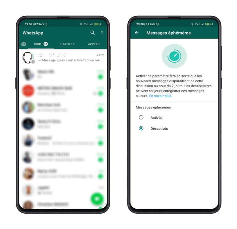 Messages Eph M Res Whatsapp Comment Les Activer Et Les Envoyer The Belt