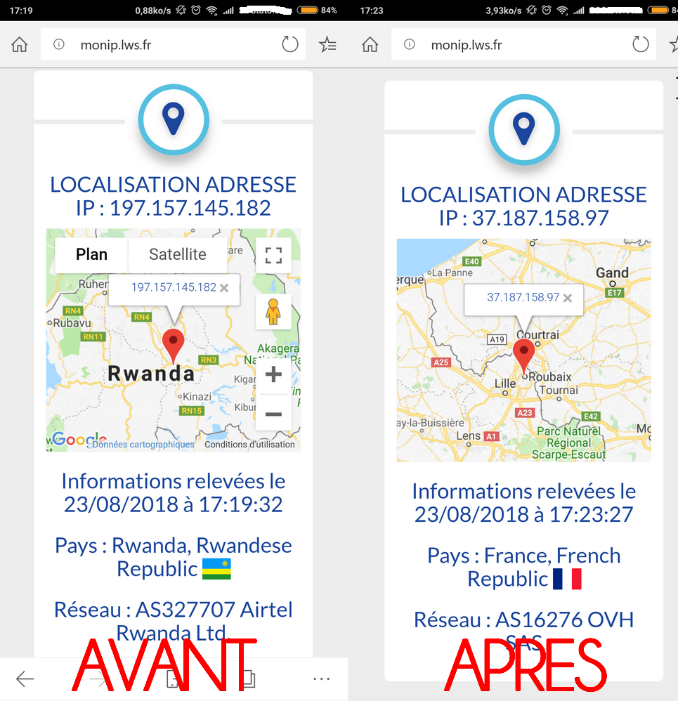 adresse IP VPN