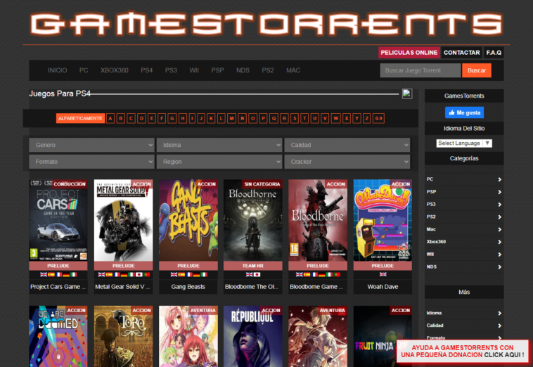 Game torrent – Meilleur site torrent pour les jeux PSP, PS2, PS3, PC et Xbox 360