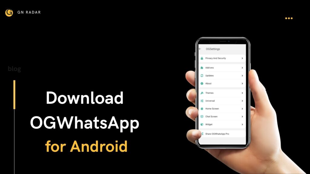 Télécharger OGWhatsapp Pour Android