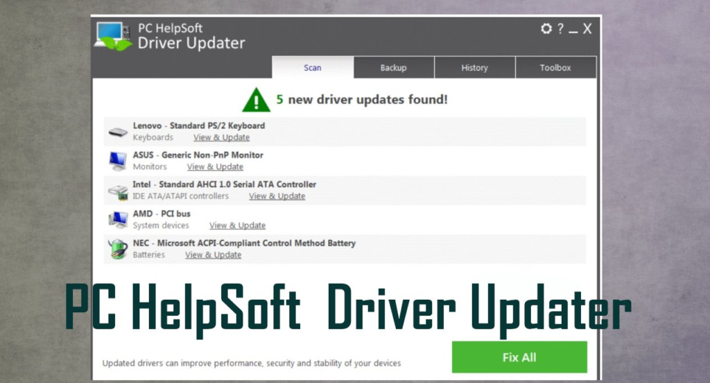 Télécharger PC HelpSoft Driver Updater et mettez à jour tous vos drivers