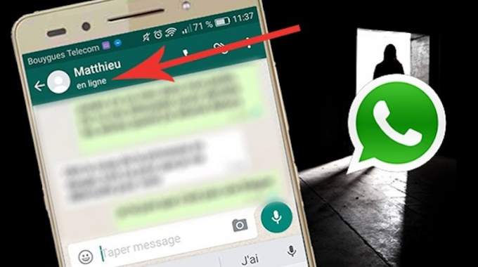 Comment ne pas apparaître en ligne sur Whatsapp