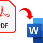 Comment convertir un PDF en fichier Word
