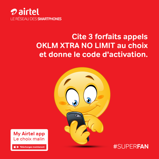 Comment Activer les Forfaits OKLMXTRA NO LIMIT chez Airtel RDC