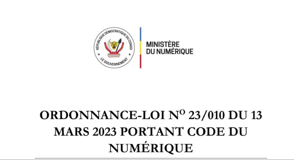 Code du numérique - RDC : "Si les règles sont appliquées correctement, on va réduire les occasions de corruption" (Ministre du Numérique)